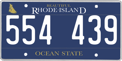 RI license plate 554439