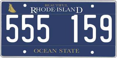 RI license plate 555159