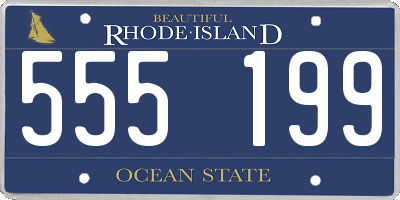 RI license plate 555199