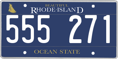 RI license plate 555271