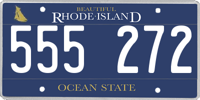 RI license plate 555272