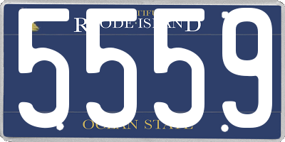 RI license plate 5559
