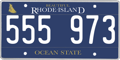 RI license plate 555973