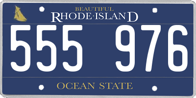 RI license plate 555976