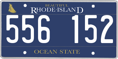 RI license plate 556152