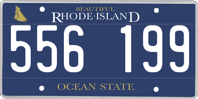 RI license plate 556199