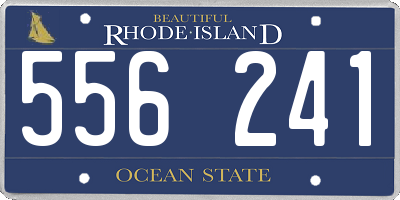 RI license plate 556241