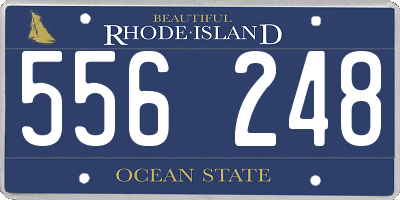 RI license plate 556248