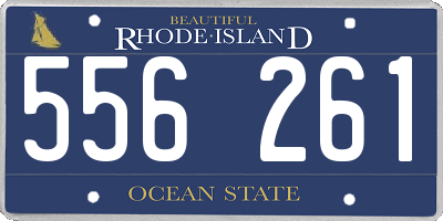 RI license plate 556261