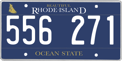 RI license plate 556271