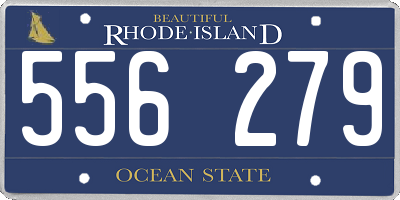RI license plate 556279