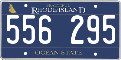 RI license plate 556295