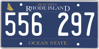 RI license plate 556297