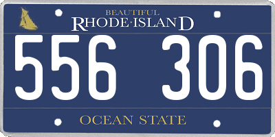 RI license plate 556306
