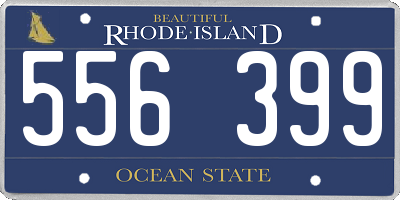 RI license plate 556399
