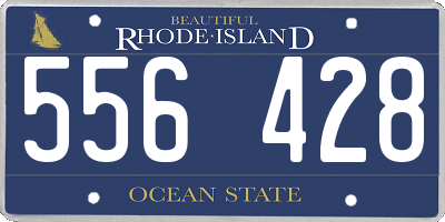 RI license plate 556428