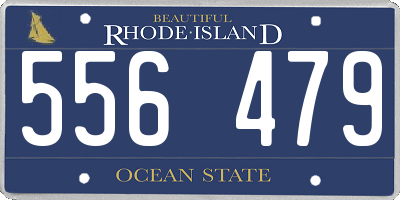 RI license plate 556479