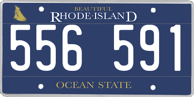 RI license plate 556591