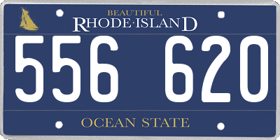 RI license plate 556620