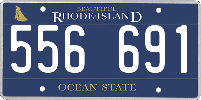 RI license plate 556691