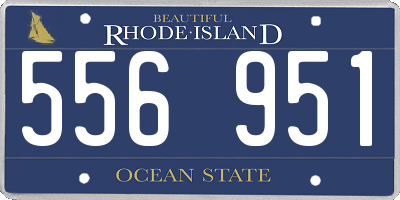RI license plate 556951