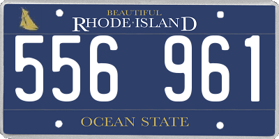 RI license plate 556961