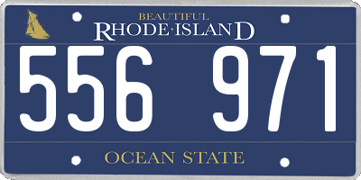 RI license plate 556971