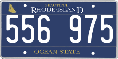 RI license plate 556975