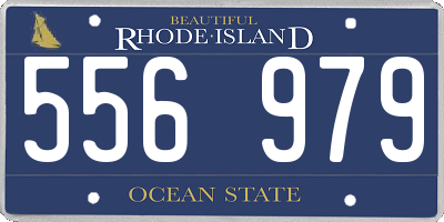 RI license plate 556979
