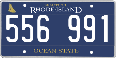 RI license plate 556991
