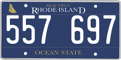 RI license plate 557697