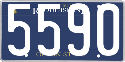 RI license plate 5590