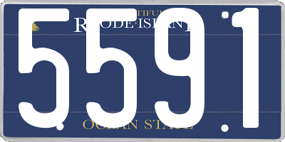 RI license plate 5591