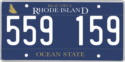RI license plate 559159