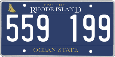 RI license plate 559199