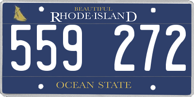 RI license plate 559272