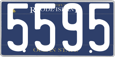 RI license plate 5595