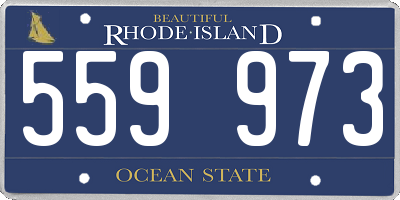RI license plate 559973