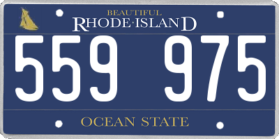RI license plate 559975