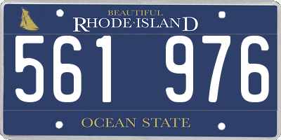 RI license plate 561976