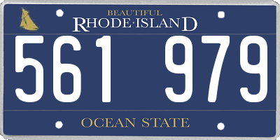 RI license plate 561979