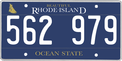RI license plate 562979