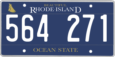 RI license plate 564271