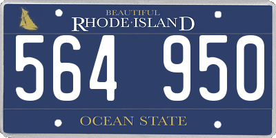 RI license plate 564950