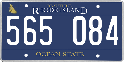 RI license plate 565084
