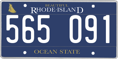 RI license plate 565091