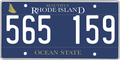 RI license plate 565159