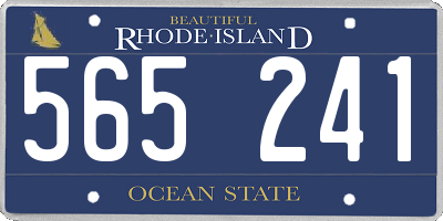 RI license plate 565241