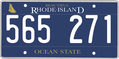 RI license plate 565271