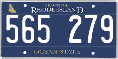 RI license plate 565279